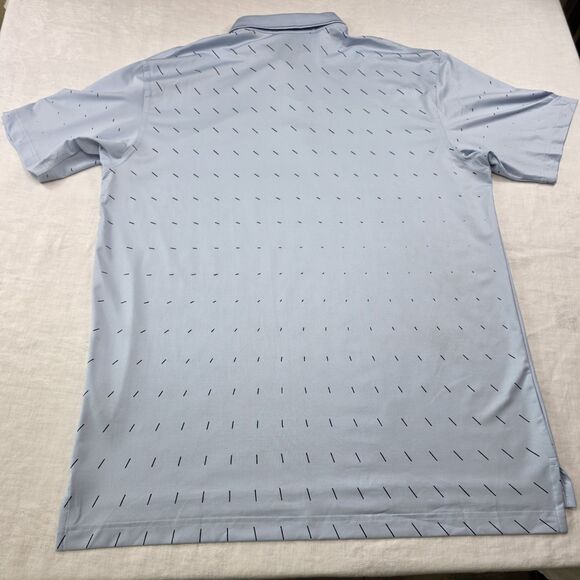 Dunning Stirling Ventilated Mesh Performance LG Polo Short Sl USA TX Flag $98 - Picture 5 of 9